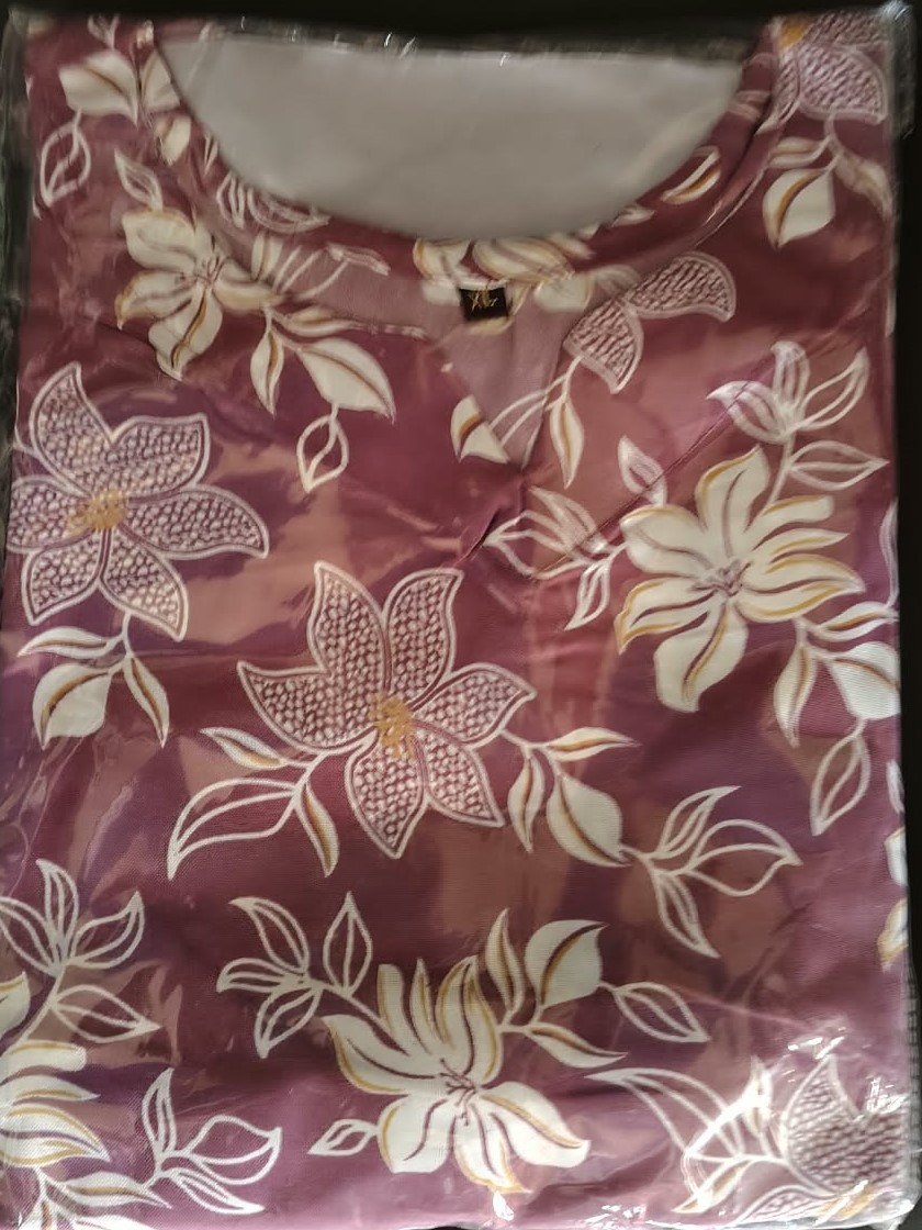 Maroon Floral Print 2 Piece Co-ord Set